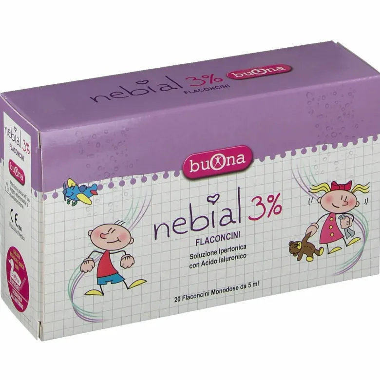 Nebial 3% Spray Nasale Soluzione salina 20 flaconcini