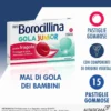 NeoBorocillina Gola Junior per Mal di Gola 15 pastiglie fragola
