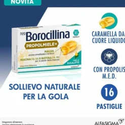 Neoborocillina propolmiele+ miele/eucalipto 16 pastiglie