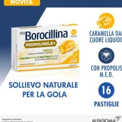 Neoborocillina propolmiele+ miele/limone 16 pastiglie