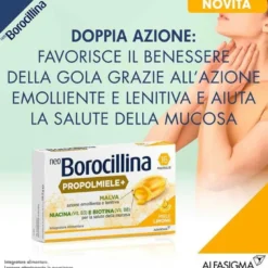 Neoborocillina propolmiele+ miele/limone 16 pastiglie