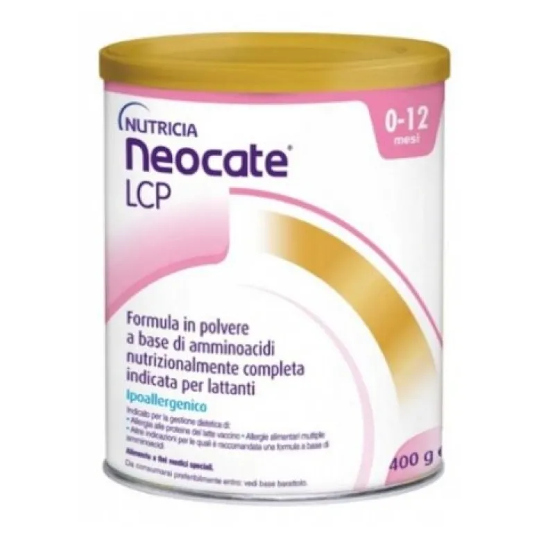 Neocate LCP latte in polvere allergie alimentari 0-12 400 g