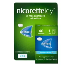 Nicoretteicy 40 Pastiglie per Alleviare Astinenza da Nicotina