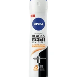 Nivea Black & White Invisible Ultimate Impact Deodorante Spray 125ml