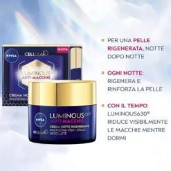 Nivea Cellular Luminous 630 Anti-Macchie Crema Notte 50 ml