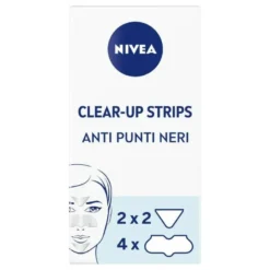 Nivea Clear-Up Strip Zona T Cerotti per Rimuovere Punti Neri 6 Pezzi