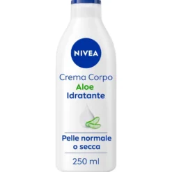 Nivea Crema Corpo Aloe Idratante 72h Per Pelle Secca O Normale 250ml
