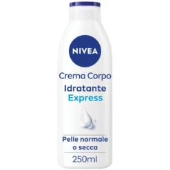 Nivea Crema Corpo Idratante Express Crema Corpo Idratante 72 Ore per Pelle Normale E Secca 250ml