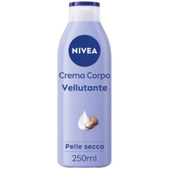 Nivea Crema Corpo Vellutante Crema Corpo Idratante 72 Ore E Vellutante Per Pelle Secca 250ml