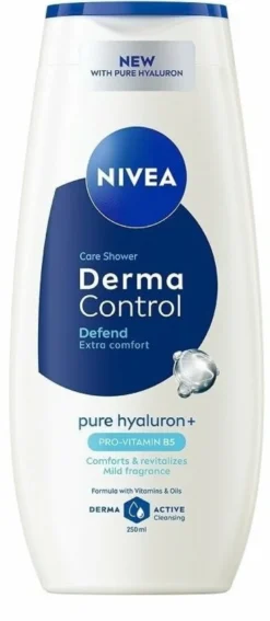 Nivea derma control docciaschiuma per pelli sensibili ph neutro 250ml