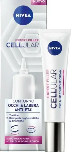 Nivea Hyaluron Cellular Filler Rassodante Contorno Occhi Antirughe 15 ml