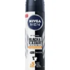 Nivea Men Black & White Invisible Ultimate Impact Spray Deodorante 125ml
