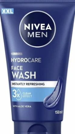 Nivea men hydrocare gel detergente viso uomo xxl 150ml