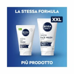 Nivea men sensitive gel detergente viso uomo xxl 150ml