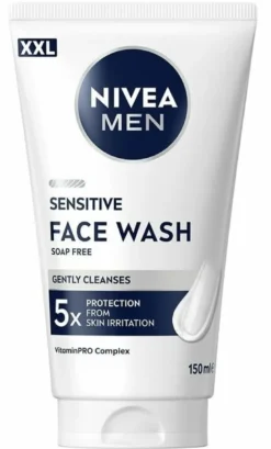 Nivea men sensitive gel detergente viso uomo xxl 150ml