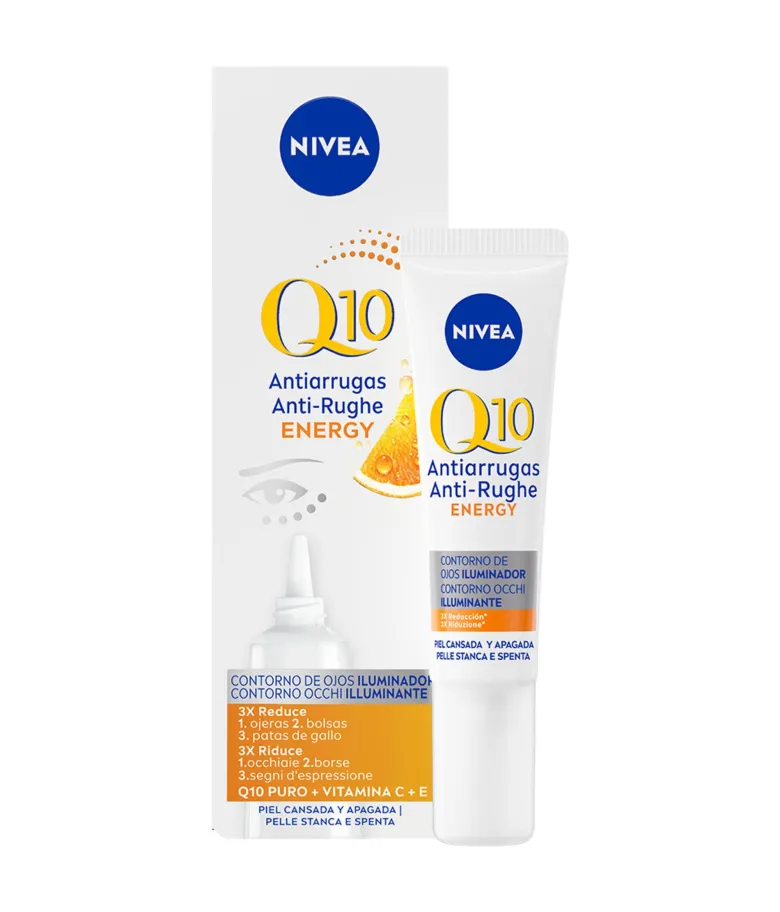 Nivea Q10 Anti-rughe Energy Contorno Occhi Illuminante Crema Antirughe 15ml