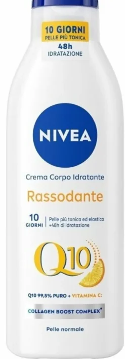 Nivea q10 body crema corpo idratante rassodante 250ml