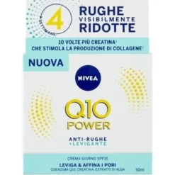Nivea q10 power anti-rughe + levigante crema giorno spf15 50 ml