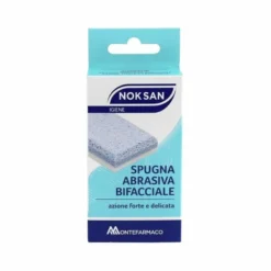 Nok San Spugna Abrasiva Bifacciale Azione Forte e Delicata