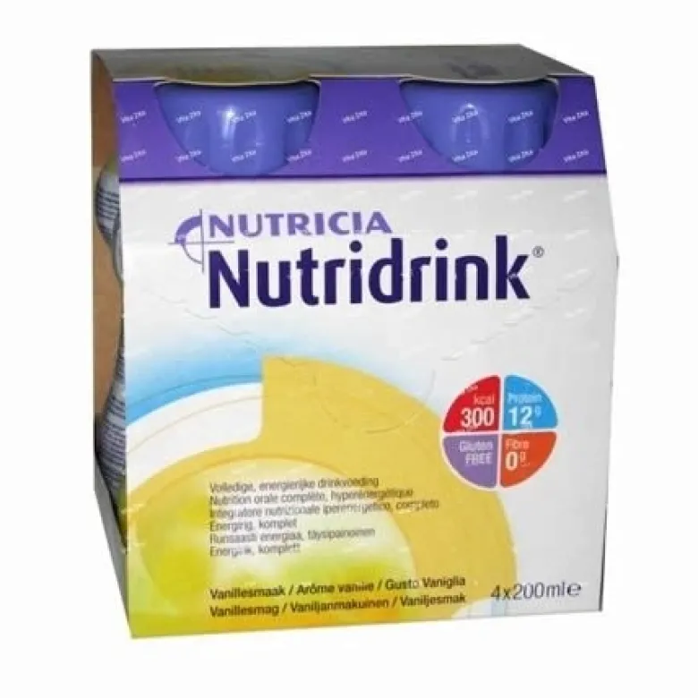 Nutridrink vaniglia supplemento nutrizionale 4 x 200 ml