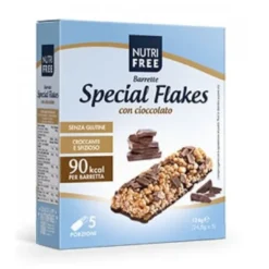Nutrifree barrette special flakes cioccolato 24,8 g x 5