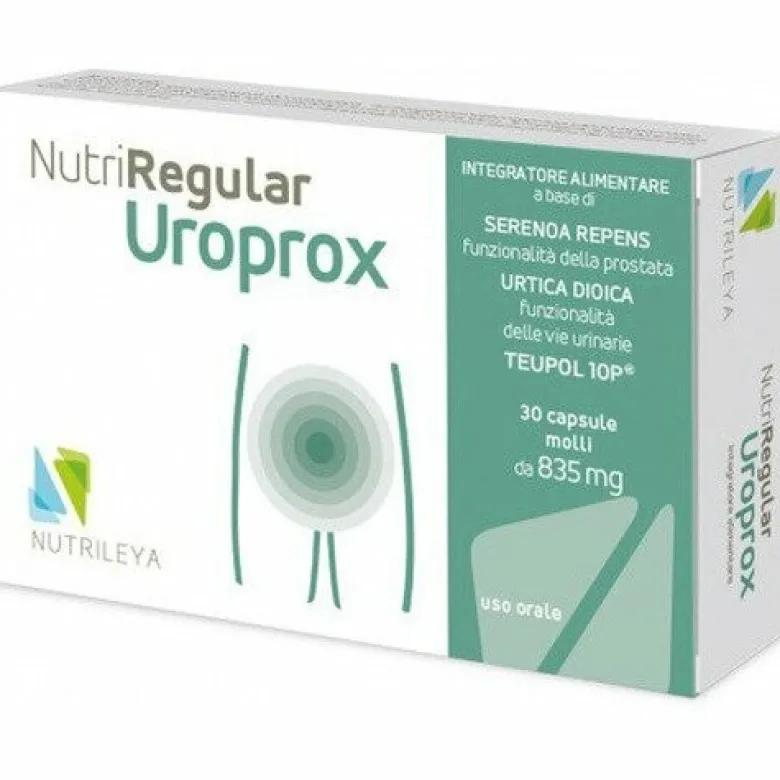 NutriRegular Uroprox Prostata e Vie Urinarie 30 Capsule Molli