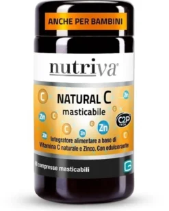 Nutriva natural c 60 compresse masticabili