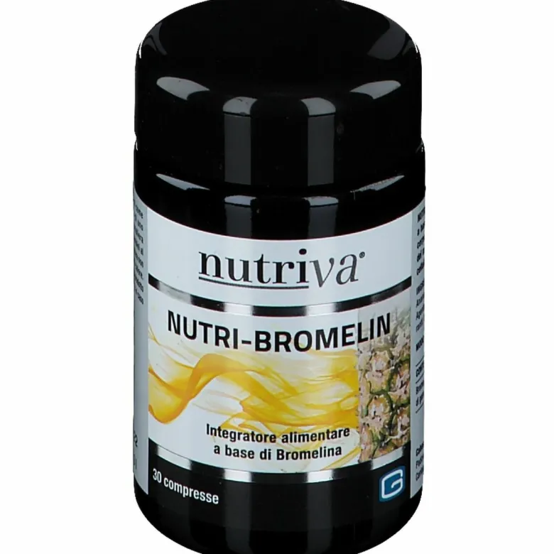 Nutriva nutri bromelin 30 compresse