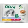Oasy bocconcini in salsa per gatti adulti multipack meat selection 4x85g
