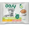 Oasy Bocconcini In Salsa Per Gatti Adulti Multipack Sterilized Selection 4x85g