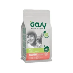 Oasy one animal protein adult small & mini con salmone per cani adulti 2.5kg