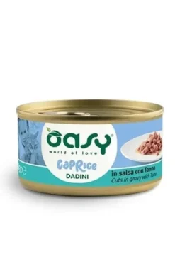 Oasy Wet Cat Caprice Dadini con Tonno Lattina 85 g