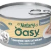 Oasy Wet Cat Natury Cooking Broth Tonnetto con Calamari Lattina 85 g