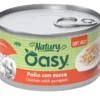 Oasy Wet Cat Natury Soft Jelly Pollo con Zucca Lattina 85 g