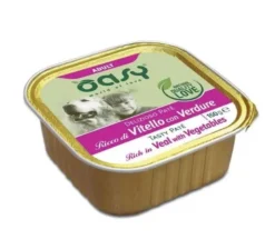 Oasy Wet Dog Delizioso Pate' Adult Vitello con Verdure 150 g