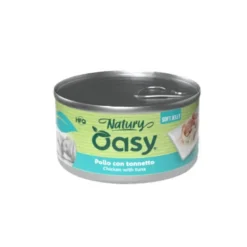 Oasy Wet Dog Natury Soft Jelly Pollo con Tonnetto Lattina 150 g