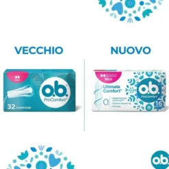 O.B Pro Comfort Assorbenti Interni Mini 16 pezzi