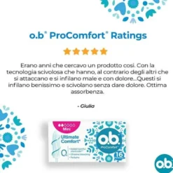 O.B Pro Comfort Assorbenti Interni Mini 16 pezzi