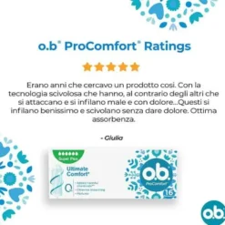 O.B Pro Comfort Assorbenti Interni Super Plus 16 pezzi