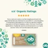 Ob Pro Comfort Organic Normal Assorbenti Interni 16 pezzi