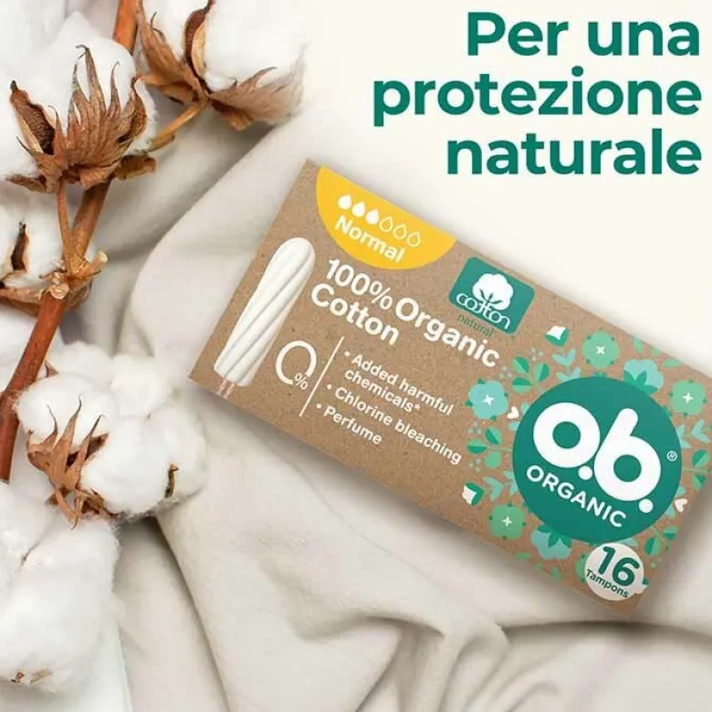 Ob Pro Comfort Organic Normal Assorbenti Interni 16 pezzi