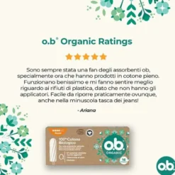 Ob Pro Comfort Organic Super Assorbenti Interni 16 pezzi