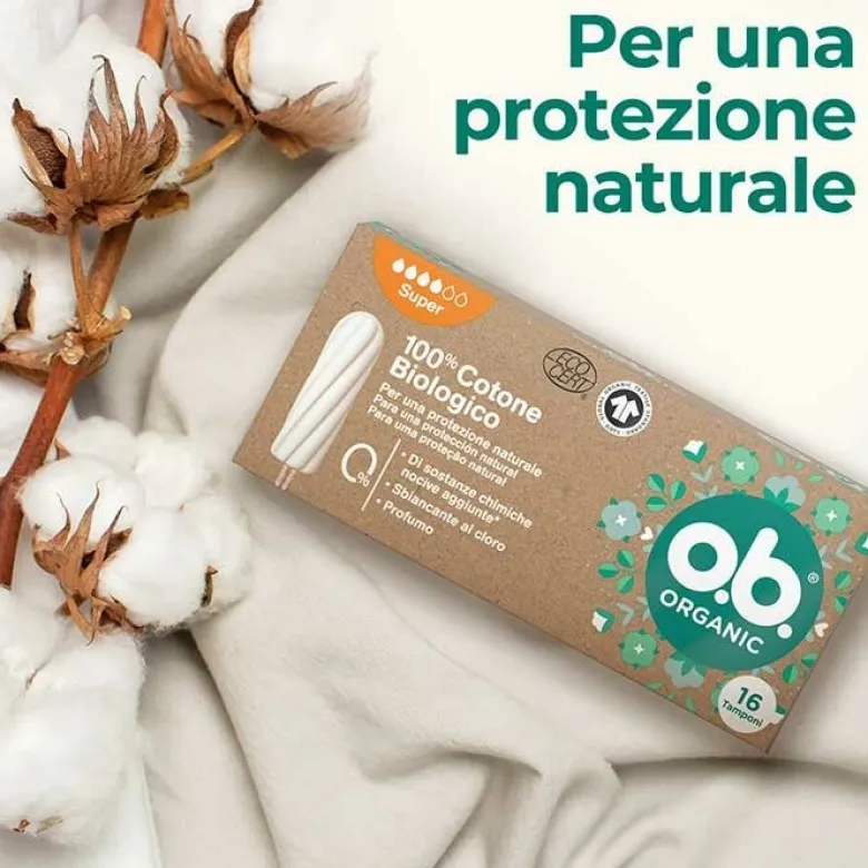 Ob Pro Comfort Organic Super Assorbenti Interni 16 pezzi
