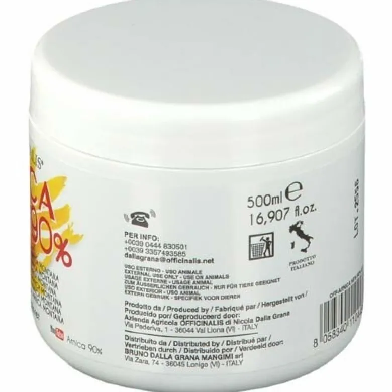 Officinalis Arnica Gel 90% Azione Defaticante per Cavalli 500 ml