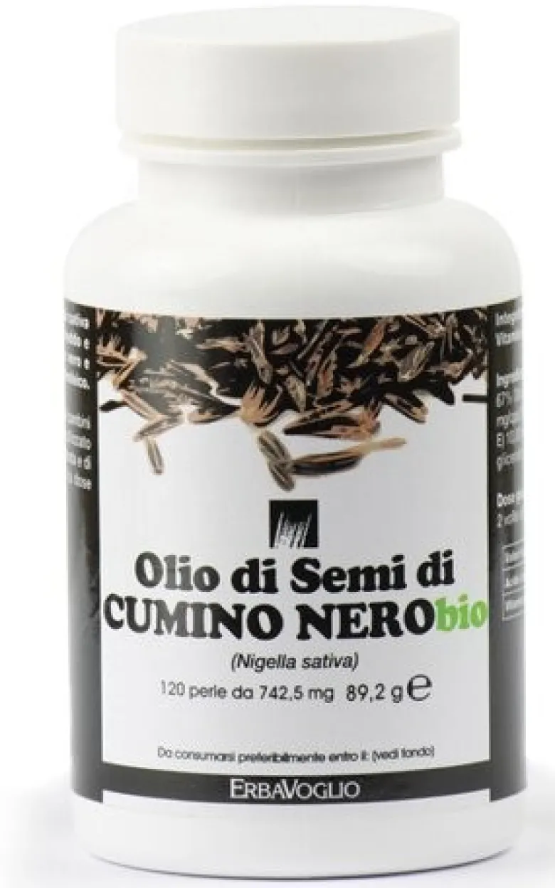 Olio semi cumino nero bio - 120 perle