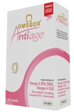 Omegor Antiage Integratore Antiossidante Antietà 60 Perle