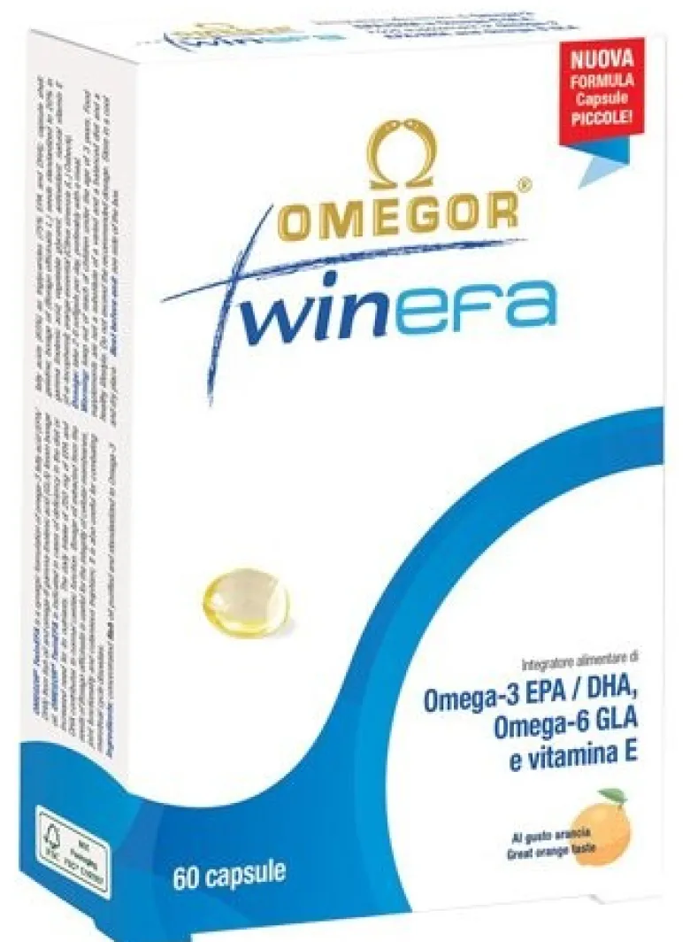 Omegor Twinefa Integratore Omega 3 Articolazioni e Ossa 60 Capsule