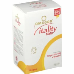 Omegor Vitality 1000 Integratore Omega3 EPA DHA 90 Capsule Molli