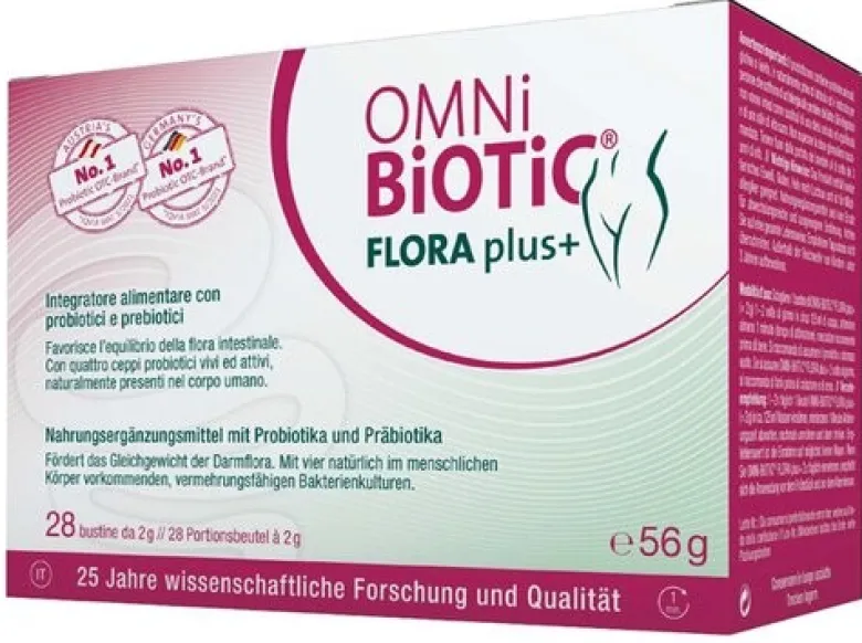 Omni biotic flora plus+ 28 bustine da 2 g