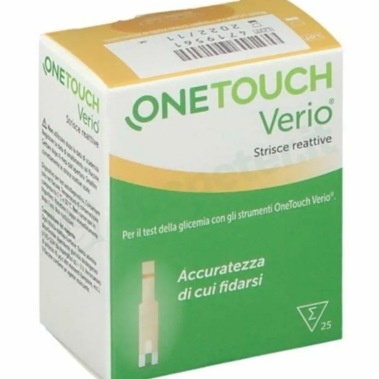 Onetouch verio strisce misurazione glicemia 25 pezzi